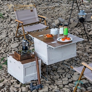 Multi-functional <b>Foldable</b> Car Storage Box, <b>Camping</b> Box, Portable Outdoor Folding <b>Table</b> - Product Image 6