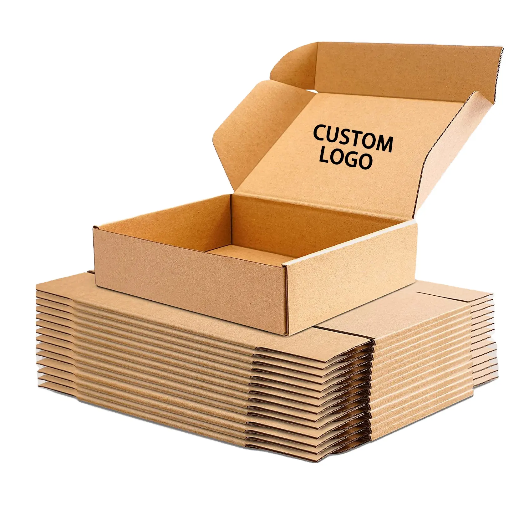 Shipping Moving Boxes Recyclable Burst Resistant High Strength Corrugated Cardboard Boxes for Small Business Packaging