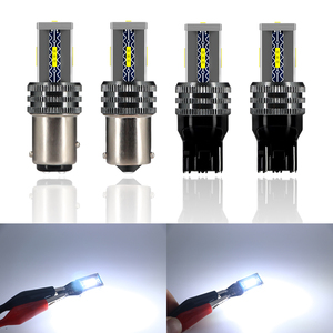 Ampoules LED Anbus 1156 1157 T20 7440 7443 sans erreur, sans hyper clignotement, blanc 6000K, pour feux de recul, clignotants et feux stop de voiture et camion 12V 24V - Product Image 6