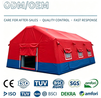 inflable impermeable de despliegue rápido para emergencias y rescate destinada a albergues de emergencia y hospitales de campaña