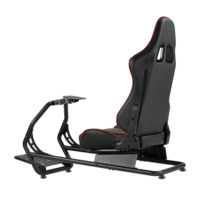 LRS03-BS classique simulateur Cockpit siège de course fabricant Sim Rig chaise de jeu avec support de pédale de roue pour Logitech Fanatec