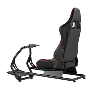 LRS03-BS classique simulateur Cockpit siège de course fabricant Sim Rig chaise de jeu avec support de pédale de roue pour Logitech <span class=keywords><strong>Fanatec</strong></span> - Product Image 5