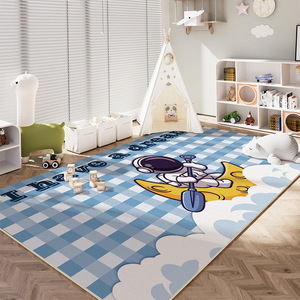Tappetino da astronauta con stampa a macchina per bambini <span class=keywords><strong>tappeto</strong></span> in velluto di cristallo <span class=keywords><strong>tappeto</strong></span> <span class=keywords><strong>tappeto</strong></span> per bambini - Product Image 2