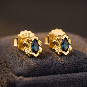 Pendientes de Gota de Amatista Chapados en Oro de 14K S925, Personalizables para Bodas y Fiestas, para Venta al por Menor, OEM, ODM, del Fabricante Tailandés Bella - Product Image 3