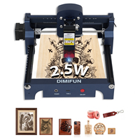 Graveur laser à diode Amark 2,5 W, imprimante 3D CNC de bureau avec carte de contrôle DIMIFUN pour restaurants, nouveaux matériaux acryliques et bois