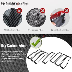 Rejilla de Parachoques Delantero para <span class=keywords><strong>Jeep</strong></span> Gladiator JT <span class=keywords><strong>Mojave</strong></span> 2020 2021 2022 <span class=keywords><strong>2023</strong></span> 2024 2025, Decoración Exterior de Fibra de Carbono Real - Product Image 5