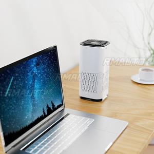 Purificador de aire pequeño, portátil, desodorizante, para escritorio, oficina, bajo nivel de ruido, generador de iones negativos HEPA, purificación de formaldehído - Product Image 3