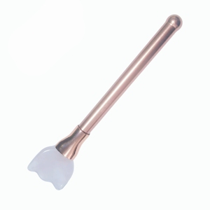 แท่งนวดพกพาลดบวม 100% ทำจากหินโรสควอตซ์ธรรมชาติ สำหรับกัวซาหน้า - Product Image 3