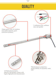 Macsensor kapasite <span class=keywords><strong>4</strong></span>-20mA dizel yakıt deposu seviye sensörü için kamyon yağ sızıntısı - Product Image 4