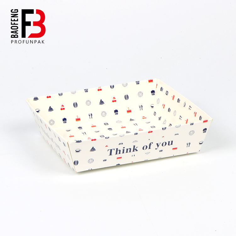Custom Packing Chocolate Cake Loaf Sandwich Bread Rectangle Corrugated Paper Display Box