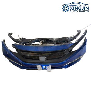 Kit Completo Paraurti Anteriore per <span class=keywords><strong>Honda</strong></span> <span class=keywords><strong>Civic</strong></span> Tipo <span class=keywords><strong>10</strong></span> con Griglia, Ventola, Radiatore, Fendinebbia, Fari LED e Componenti Carrozzeria - Product Image 6