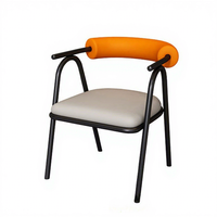 Table à manger en dalle de pierre de fer, chaises, ensemble de canapés modernes pour hôtel/appartement, zone de réunion/réception, banquette de cafétéria