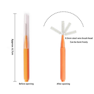 Microcepillos Desechables de Mango Largo para Cuidado Dental de Precisión y Aplicación de Extensiones de Pestañas ISO - Product Image 6