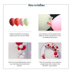 Hstyle Rouge Rose <span class=keywords><strong>Menthe</strong></span> Ballons Guirlande Kit 125 Pcs Rouge Foncé Rose Clair <span class=keywords><strong>Menthe</strong></span> <span class=keywords><strong>Vert</strong></span> Latex Métallique <span class=keywords><strong>Ballon</strong></span> Arc pour Anniversaire E3077 - Product Image 4