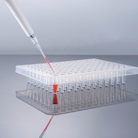 Embouts de pipetteur liquide de laboratoire universels en plastique scientifique jaunes 200 µl