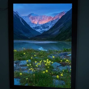 Boîte à lumière en acrylique double face, boîte à lumière magnétique en cristal, cadre pour affiche, affichage numérique en acrylique, boîte à lumière LED - Product Image 5