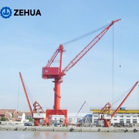 Grues portuaires à quatre articulations de 5t, 10t, 16t, 25t, 40t – Grue portuaire hydraulique à portique avec contrôle de fréquence et anti-oscillation