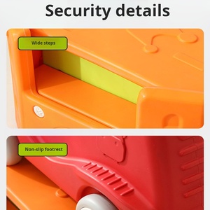 Attrezzatura per l'allenamento dell'integrazione sensoriale con scivolo a tre sezioni per bambini, esercizio di equilibrio con auto giocattolo per casa o esterno - Product Image 3