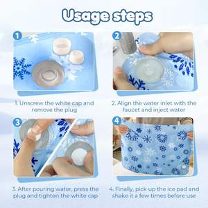 BunnyHi GD001 Großhandel Faltbare Hunde kühl matte Haustier Eis Sommer Cool halten Haustier Gel Kühlung Hunde matte - Product Image 5