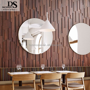 Strip Shape Walnut Black Wood Wall Mosaic Arts Living Room Bedroom <strong>Background</strong> Wall Mosaics Antique Wooden Tile - Product Image 4