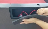 Écran d'affichage immersif à 5 côtés, panneau pliable à angle incurvé et module d'affichage à LED flexible pour l'exposition