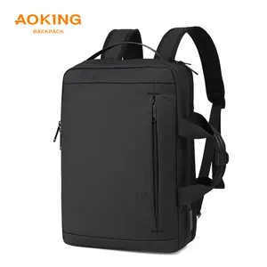 Aoking 2024 Hàng Ngày Ba Lô Máy Tính Văn Phòng Túi Người Đàn Ông Mochila De Computador Kinh Doanh Máy Tính Xách Tay Ba Lô Với USB Sạc Cổng