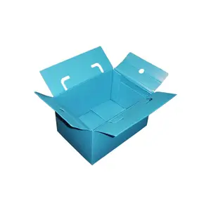 可折叠塑料运输运输包装盒移动箱子波纹