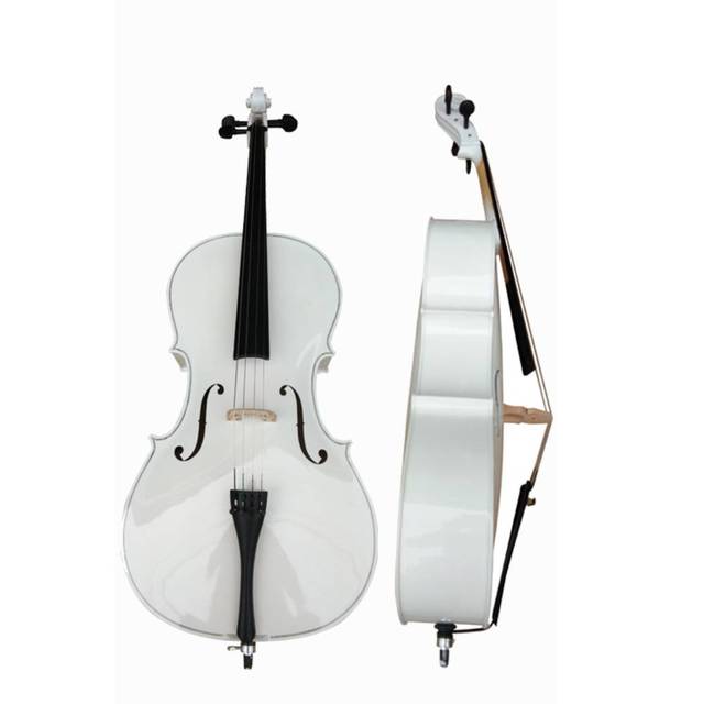 Popular Professional Musical Instruments Optional Color Electric Cello with Electronic Parts and Cable