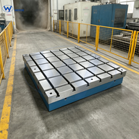 Table modulaire grande en fonte anti-déformation certifiée CE OEM avec plateforme à rainures en T pour le positionnement d'instruments optiques de précision