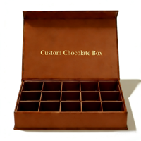 Boîte cadeau portable de luxe haut de gamme personnalisée, tendance mode, imperméable, avec doublure en éponge, vide, pour dattes et chocolats, finition mate