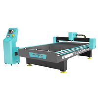 Table de découpe plasma CNC en acier au carbone, robuste, avec table d'eau pour l'aspiration des fumées