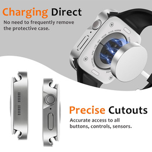 Custodia Protettiva YTF Impermeabile in Lega di <span class=keywords><strong>Alluminio</strong></span> e Materiale PC con Larghezza Cinturino 20mm per Iwatch 10/9/8/Ultra 3 - Product Image 4