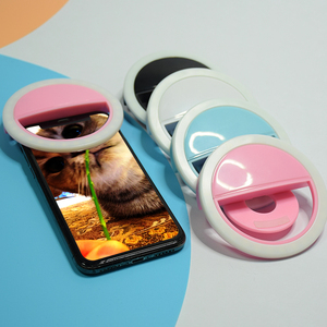 Hot Bán Ishine K32499-B <span class=keywords><strong>LED</strong></span> Ảnh Tự Sướng Vòng Ánh Sáng-Pin Di Động Hoạt Động Mini Flash Điền Ánh Sáng Cho Halloween & Tốt Nghiệp - Product Image 2