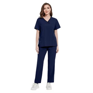 Conjunto de exfoliación quirúrgica para Hospital para mujeres, uniforme médico para médicos, enfermeras, dentistas, salón de belleza, ropa de trabajo, accesorio <span class=keywords><strong>rico</strong></span> - Product Image 3