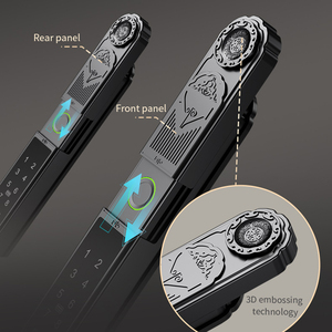 Nhôm thông minh khóa cửa IP65 không thấm nước hai mặt ngón tay khóa kép không thấm nước ttlock ứng dụng cho sân vườn ngoài trời an ninh - Product Image 4