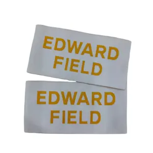 Custom High Density Tag Sew On Brand Logo For Clothing Suppliers With Woven Labels For Clothing And T-shirts
