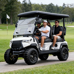 Nouvelle conception de voiturette de golf électrique à 4 places haute performance pour les services sur routes non publiques - Product Image 1