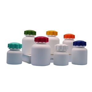 Etiqueta personalizable de PE, color personalizado, botella de recarga de tapa en forma de <span class=keywords><strong>rueda</strong></span> para suplementos nutricionales, pastillas, cápsulas y gomitas - Product Image 3