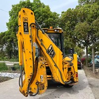 Versi Asli dengan Palu Pemutus Boom Teleskopik yang Digunakan pada JCB 4CX Backhoe Loader untuk Dijual di China dengan Kemasan Asli.