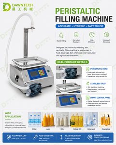 Machine de remplissage semi-automatique à haute vitesse pour liquides, avec pesage quantitatif, pour savon liquide, eau et boissons - Product Image 6
