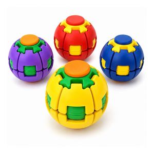 Balle interactive anti-stress à rotation par engrenages, jouet sensoriel pour l'anxiété, cadeau de bureau, commandes en gros, fabricant - Product Image 1
