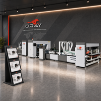 Oray Electric Automatic PLC, machine à coller à volume de colle réglable haute précision, tension de fil réglable, certifiée CE, faible bruit, économie d'énergie, pour cartons en papier