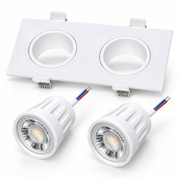 Module de projecteur LED à intensité variable 7W, module de downlight encastré AC120V pour lampe de plafond, remplacement GU10 MR16