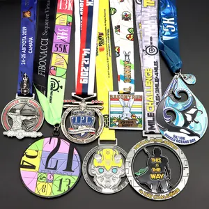 Manufacture No Minimum Order Metal Soccer Football Basketball Volleyball Gymnastics Dance Sport Race Finisher Medals Custom