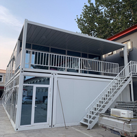 Duplex personnalisé multi-taille 1, 2, 3 chambres, maisons préfabriquées, maisons préfabriquées pour salle de réunion et entrepôt, clé en main