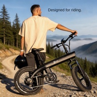Q3 Allterrain-Elektrofahrrad mit Mittelmotor 48V 750W, 45km/h Höchstgeschwindigkeit, 40-75KM Reichweite, 20-Zoll 4.0 Fat Tire, 7-Gang Faltbares E-Bike