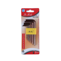 Jeu de douilles hexagonales métriques 1.5mm-10mm Outil à main en forme de L personnalisable OEM à six angles pour l'assemblage de meubles