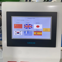 Machine d'emballage numérique semi-automatique à haute productivité avec PLC pour sacs à trois soudures en film plastique, idéale pour les boîtes alimentaires et les boîtes à emporter