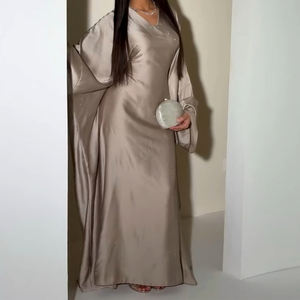 Vestido Abaya <span class=keywords><strong>Maxi</strong></span> con Mangas Murciélago de Corte Holgado y Diseño Personalizado para Mujeres Musulmanas, Moda Islámica Modesta de Dubái - Product Image 4