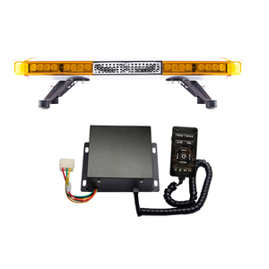 Vente en gros 76cm Système d'alarme de sécurité pour véhicule Nouvel état LED Barre lumineuse de voiture Ambulance Lumière de toit Haut-parleur - Product Image 1
